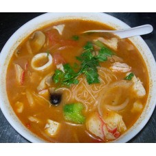 132. Seafood Tom Yum Noodle