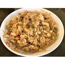 95. Salted Fish w. Chicken Fried Rice